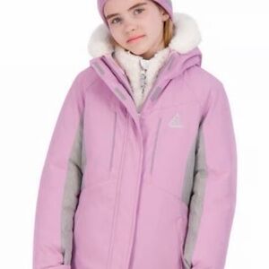 Gerry Weber Kids Light Pink and Gray Puffer Jacket zs L 14/16‎